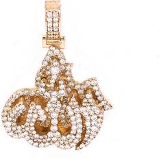 Jewelry Unlimited Allah Pendant - Gold/Diamonds