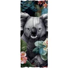 Ownta Koala Pattern Chiffon Scarf - Multicolour