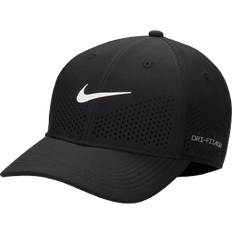 Breathable Accessories Nike Dri-FIT ADV Club Structured Swoosh Cap - Black/White