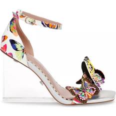 Women Heeled Sandals Betsey Johnson Marloe Butterfly - White