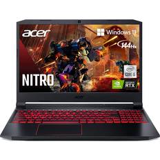 Acer 64 GB - Windows Laptops Acer Nitro 5 Gaming Laptop, 15.6" FHD 144Hz IPS Display, Intel Core i5-10300H Processor, GeForce RTX 3050 Laptop Graphics, 64GB DDR4, 1TB NVMe SSD, Intel Wi-Fi 6, Backlit Keyboard, Windows 10