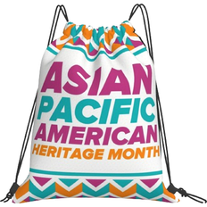 Oudrspo Heritage Month Drawstring Backpack - White
