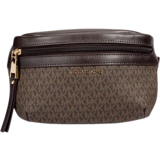 Michael Kors Bum Bags Michael Kors Logo Fanny Pack - Brown Logo/Gold