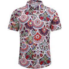 SheLucki Hawaiian Shirt - Shape Colorful