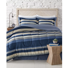 Polyester Bed Linen FairField Square Collection Austin Bedspread Blue (218.4x193)