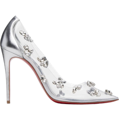 Christian Louboutin Silver - Women Heels & Pumps Christian Louboutin Degraqueen 100 mm - Silver