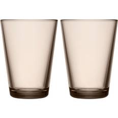 Brune Glass Iittala Kartio Drikkeglass 40cl 2st