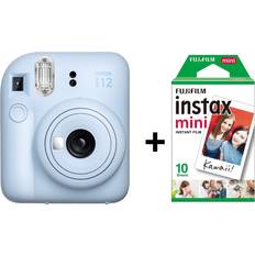 62 x 46 mm (Instax Mini) Polaroidkameras Fujifilm Instax Mini 12 Pastel Blue + 10 Instant Films