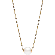 Collier Necklace - Gold/Transparent/Pearl 