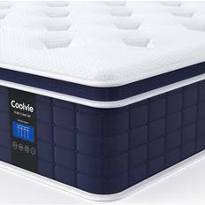 Coolvie 12 Inch Hybrid Queen Coil Spring Mattress