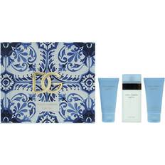 Dolce & Gabbana Dame Gaveesker Dolce & Gabbana Light Blue Gift Set EdT 50ml + Body Lotion 50ml + Shower Gel 50ml