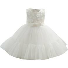 KBKYBUYZ Girl's Princess Dress - White