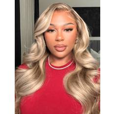 Hair Products UNice 13x4 Lace Front Body Wave 16 inch Ash Blonde