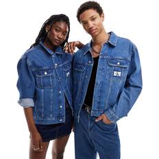 3XL - Baumwolle - Herren - Jeansjacken Calvin Klein Jeans Jeansjacke 90's J30J325750 Blau Regular Fit