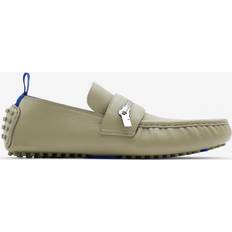 Burberry Men Loafers Burberry Leather Motor Low Loafers