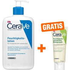 CeraVe Körperpflege CeraVe Feuchtigkeitslotion 1000 + Gratis Feuchtigkeitsspendendes Reinigungsöl 15ml