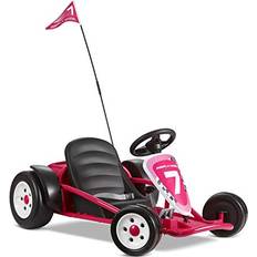 Toys Radio Flyer Ultimate Go-Kart Pink, 24 Volt Outdoor Ride On Toy Ages 3-8