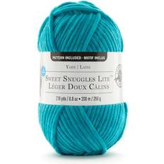 Yarn & Needlework Supplies Loops & Threads Sweet Snuggles Lite Yarn in Turquoise 8.8 Michaels 8.8