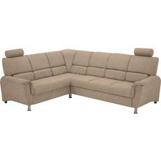 Livetastic Corner Taupe Sofa 270cm 3-Sitzer