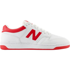 New Balance 480 - White/Team Red