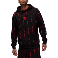 Nike Hoodies - Men Sweaters Nike Men's Jordan Essentials Fleece Heroes Pullover Hoodie - Black/Gym Red
