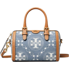 Tory Burch T Monogram Denim Petite Barrel Bag - Multi