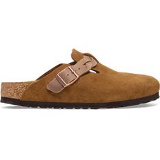 Birkenstock Boston Braided Suede Leather - Mink