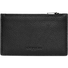 Coach Zip Card Case - Gunmetal/Black