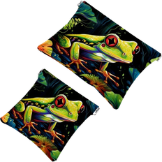 Frog Pocket Cosmetic Bag 2-packs - Multicolor