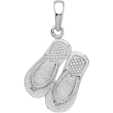 FJC Finejewelers 3D Flip-flops Charm - Silver