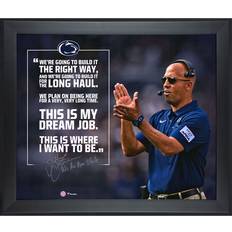Fanatics Authentic James Franklin Penn State Nittany Lions Framed Autographed 20" x 24" Quote Photograph with "We Are Penn State" Inscription