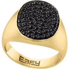 Men Rings Effy Spinel Oval Cluster Ring - Gold/Black