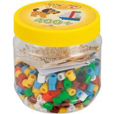 Perlen reduziert Hama Beads Maxi Beads & Pegboard in Tub 400pcs