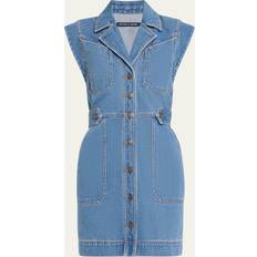 XXXS Kleider Veronica Beard Minikleid Jax aus Denim