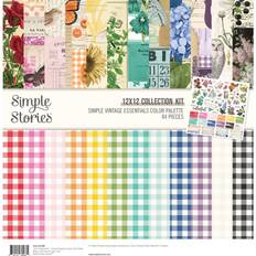 Scrapbook Albums Simple Vintage Essentials Color Palette 12x12 Collection Kit Simple Stories