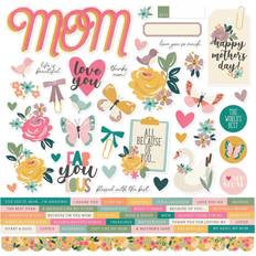 Scrapbook Albums Mother's day cardstock stickers-12"x12" mtd21927 0.2250000000