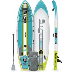 SUP Accessories BOTE HD Aero 11'6” Inflatable Paddle Board, Citron/Blue/White