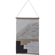 Sagebrook Home Fiber Diagonal Fringe Wall Decor 24x36