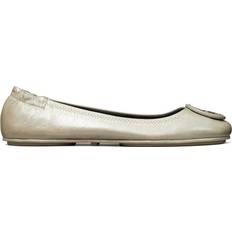 Tory Burch Minnie Travel Ballet - Shiny Stone Gray