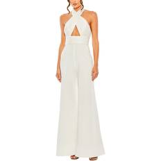 Mac Duggal White Jumpsuits & Overalls Mac Duggal Wide Leg Jumpsuit