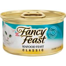 Fancy Feast Gourmet Seafood Canned Cat Food 3 oz, case