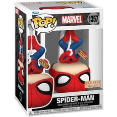 Toys on sale Funko Pop! Marvel Spiderman Hanging with Hot Dog