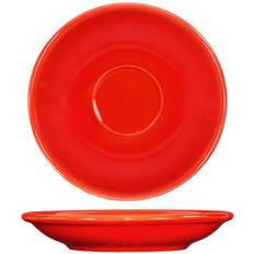 Red Saucer Plates Tableware CA-36-CR Cancun 5 1/8" Saucer Plate