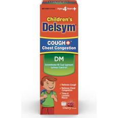 Two 6oz delsym cough plus chest congestion dm