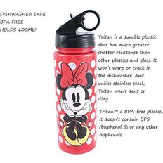 Travel Mugs Silver Buffalo Disney Minnie Mouse Plastic/Acrylic Travel Mug