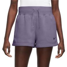 Nike Women's Sportswear Phoenix Fleece High-Waisted Loose Shorts - Daybreak/Black