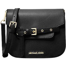 Michael Kors Emilia Small Leather Crossbody Bag - Black