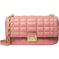 Michael Kors Tribeca Large Quilted Leather Shoulder Bag - Sunset Rose