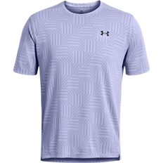 Under Armour Men's Tech Vent Geotessa Short Sleeve - Starlight/Black