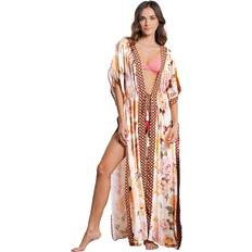 Damen - Weiß Badeanzug Cover Ups & Sarongs Maaji Afrodita Sundaze Kimono